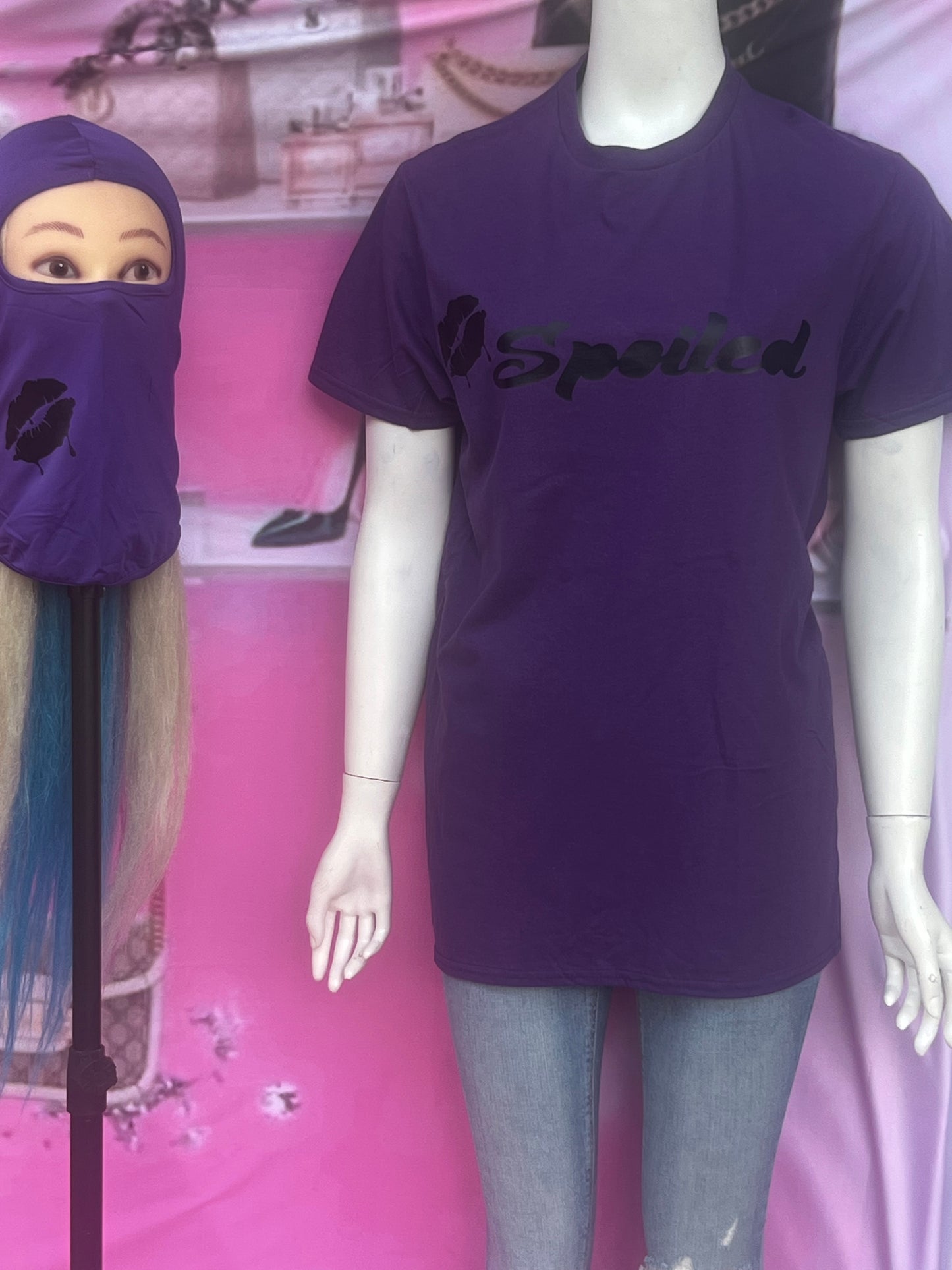 Purple/ Black Spoiled T-Shirt