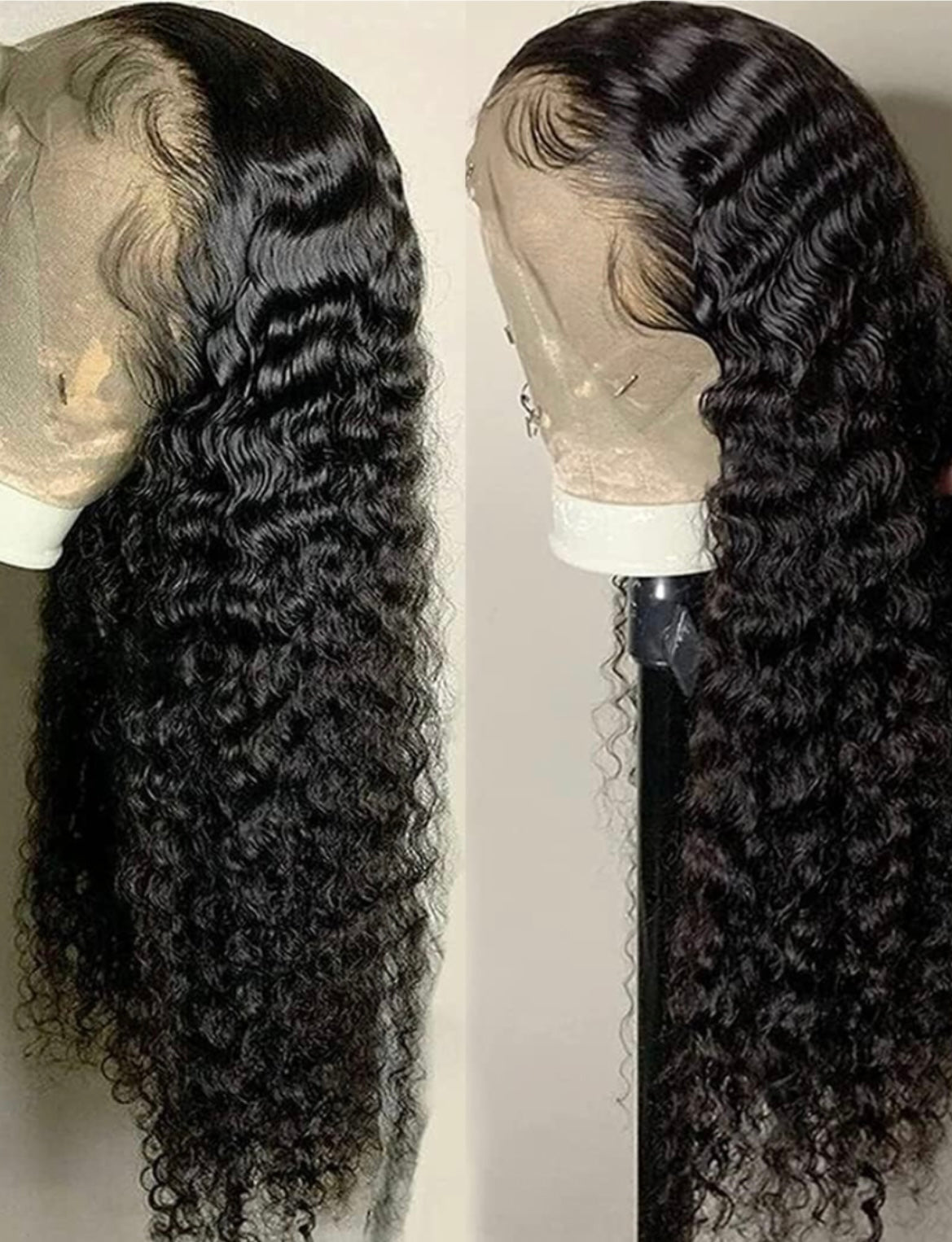 Human hair 360 lace wig 28” 180 density.