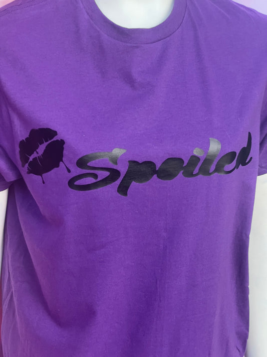 Purple/ Black Spoiled T-Shirt