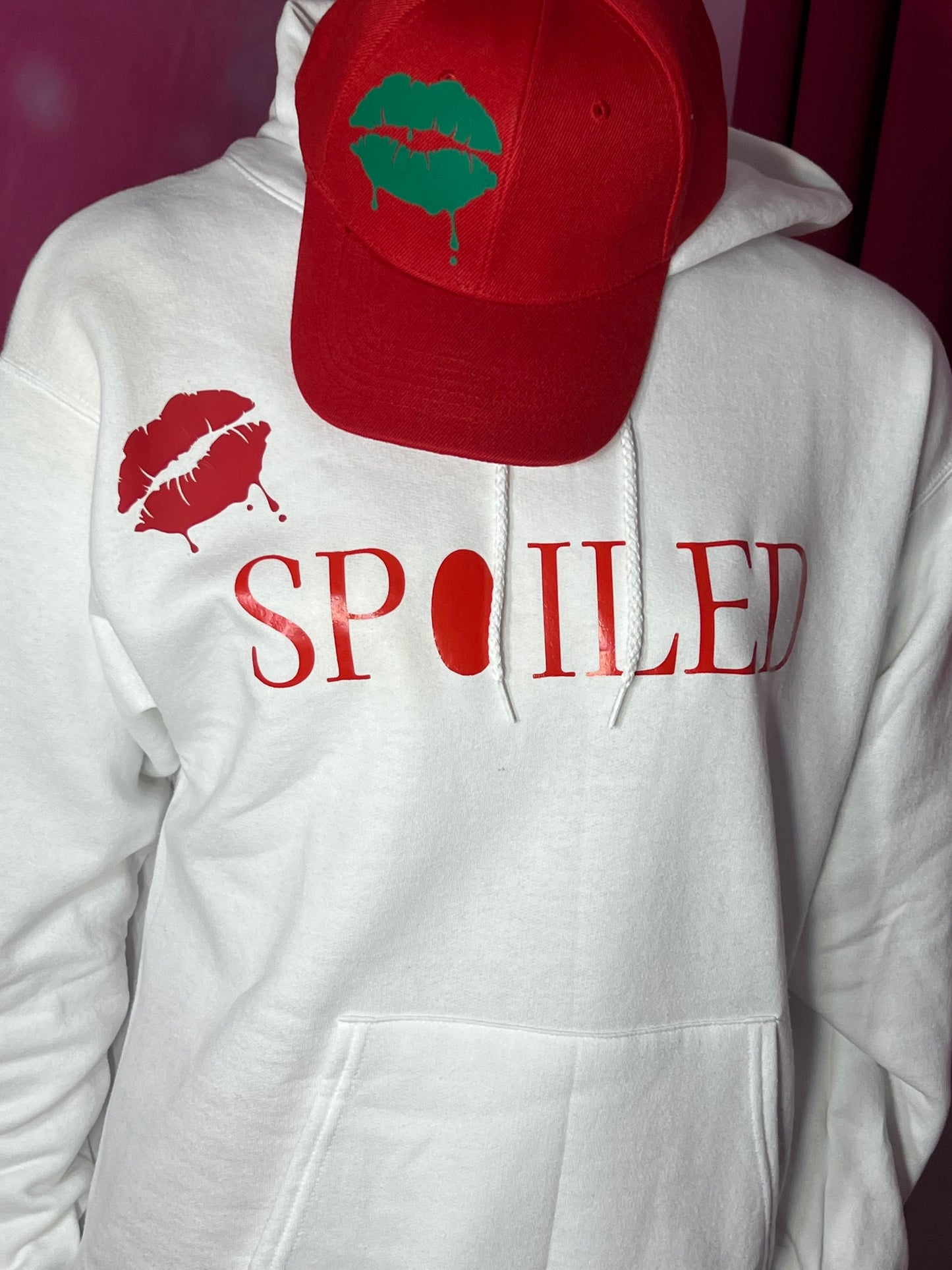 CHRISTMAS WHITE HOODIE