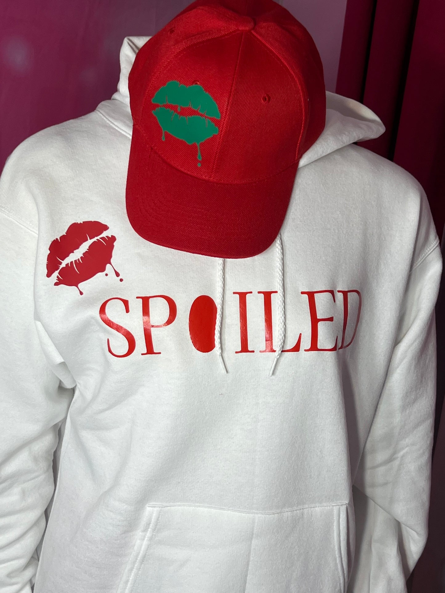 CHRISTMAS WHITE HOODIE