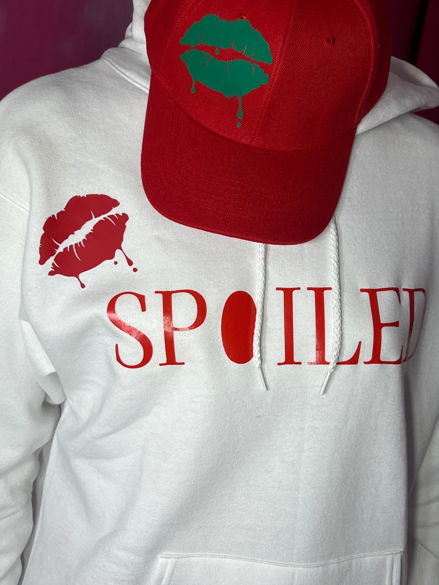 CHRISTMAS WHITE HOODIE